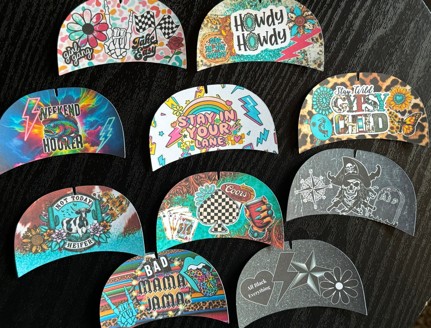 3 NEW Mold Trucker Hat CardStock with Cardstock