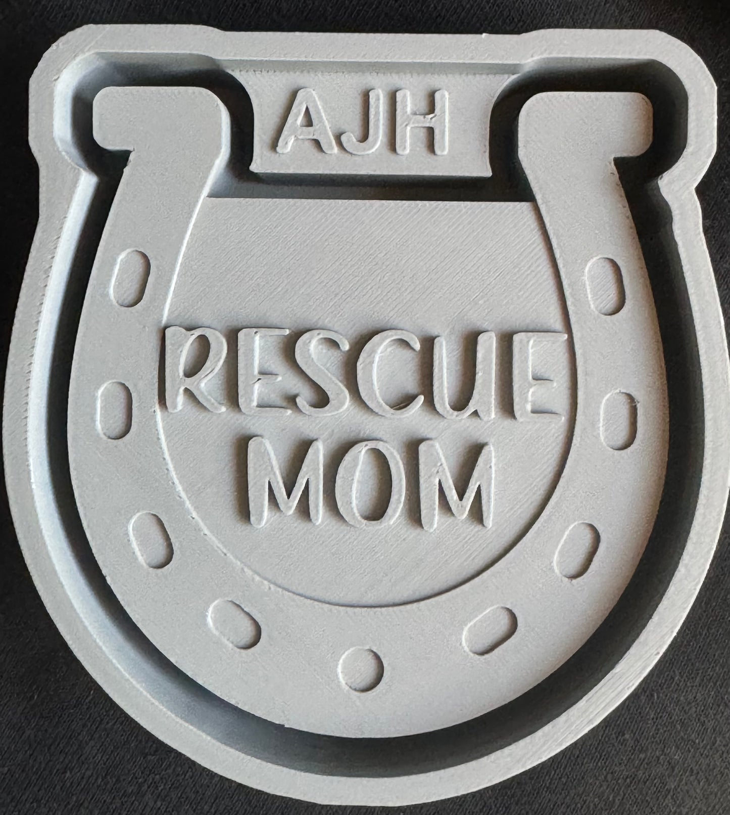 Rescue Mold Horseshoe Rescue Mom