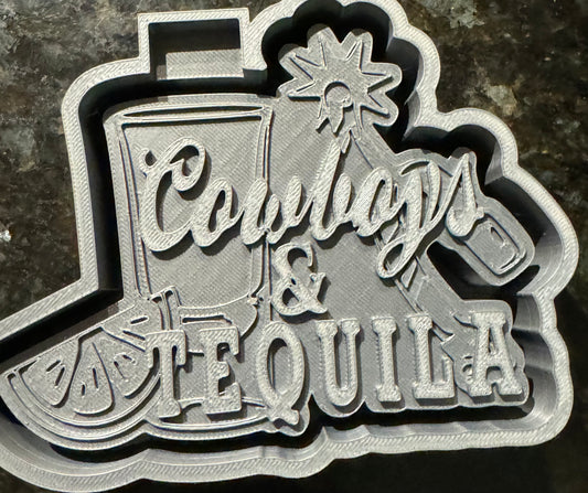 3 NEW Mold Cowboys and Tequila