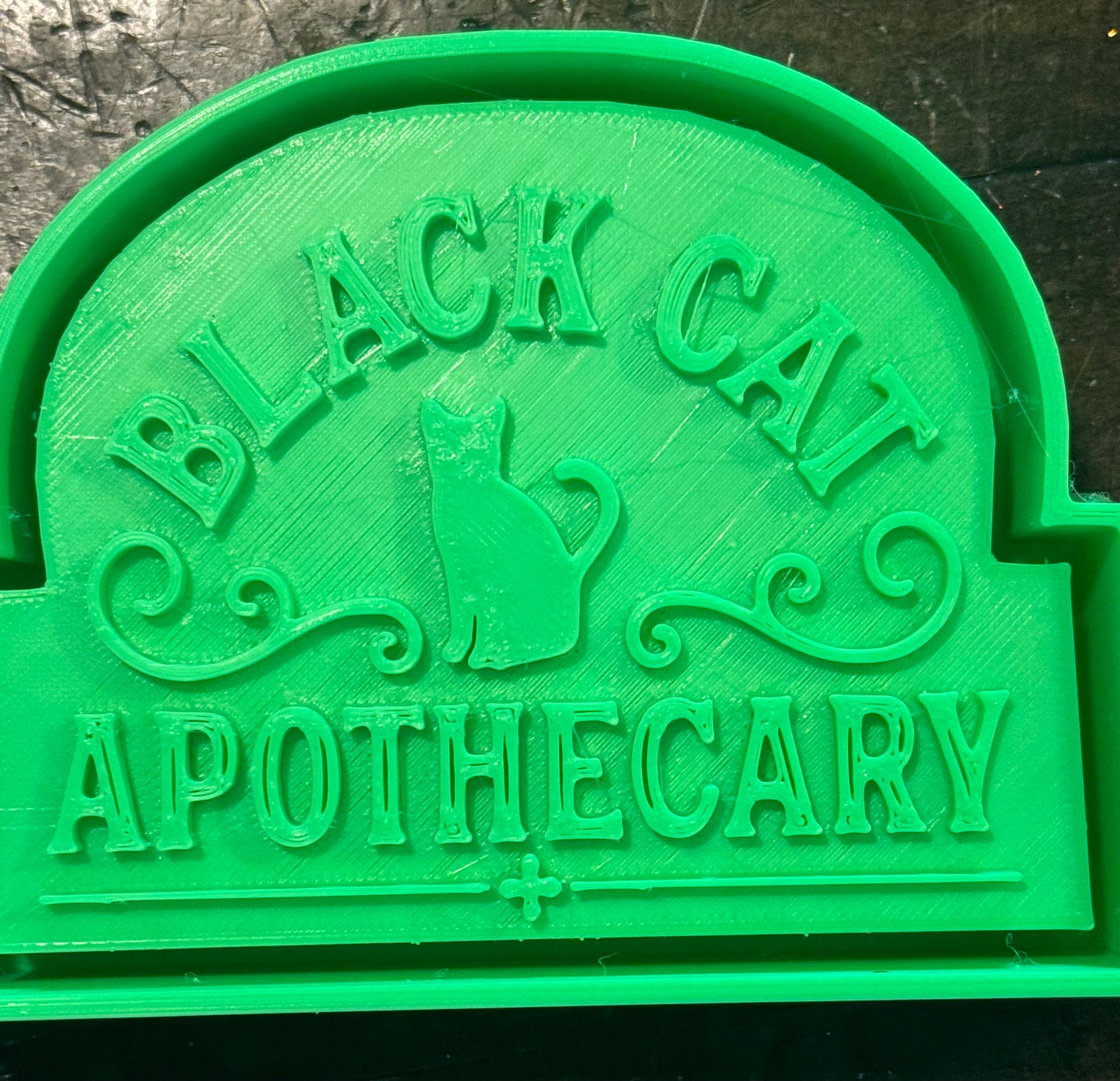 3 NEW Mold Black Cat Apothecary