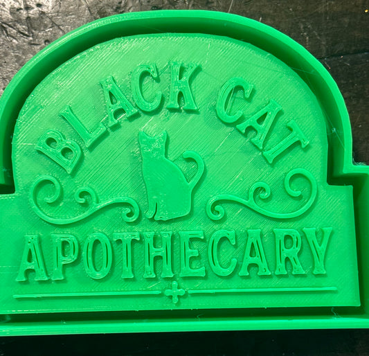 3 NEW Mold Black Cat Apothecary