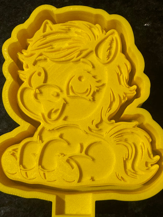 3 NEW Mold Cute Horse