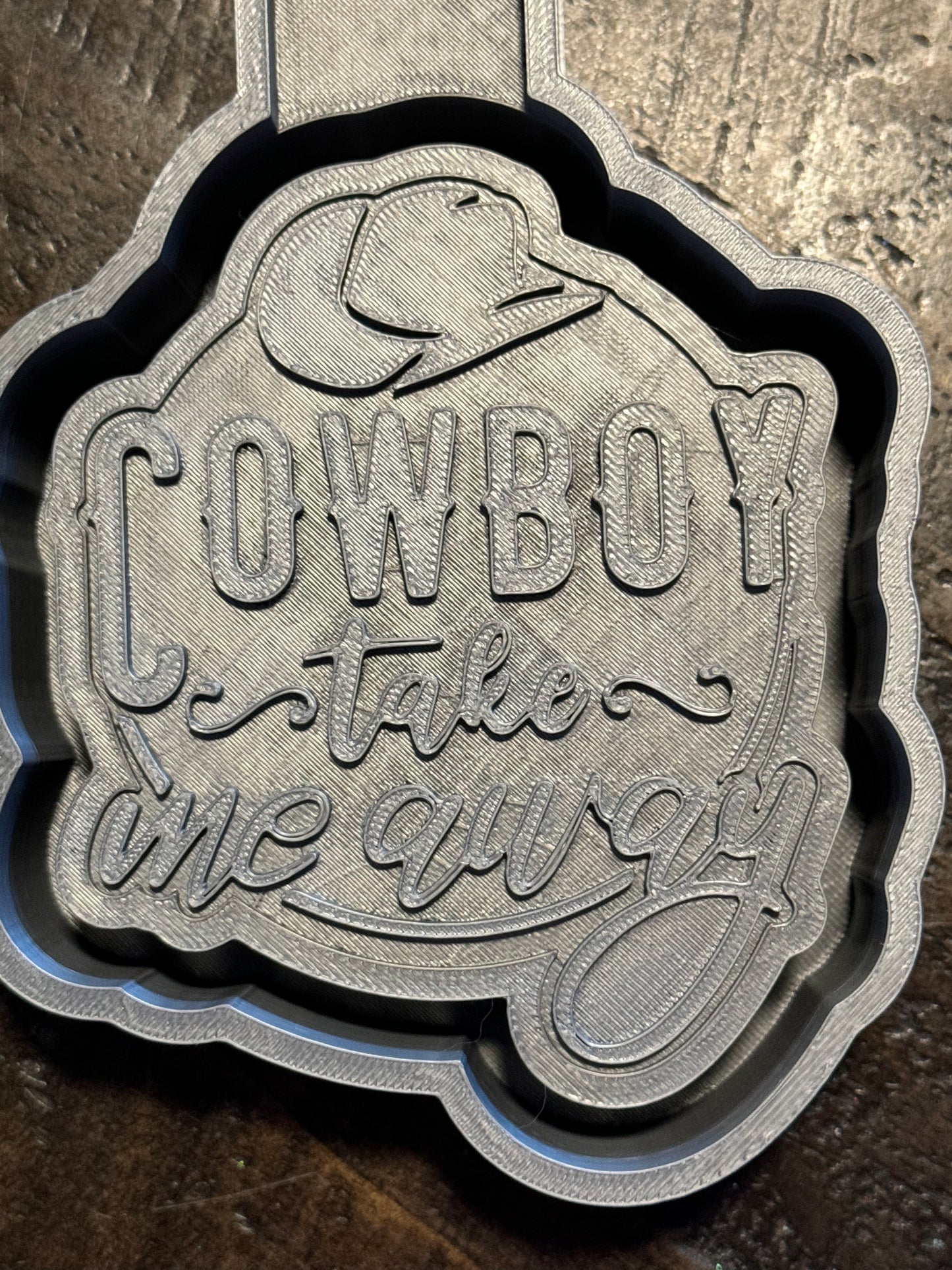 3 NEW Mold Cowboy Take Me Away