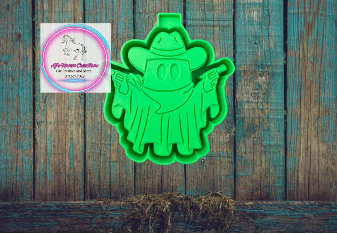 3 NEW Mold Cowboy Ghost