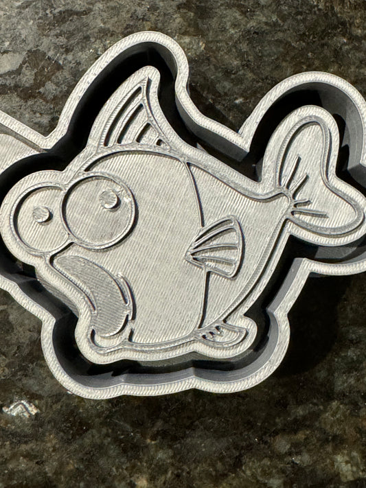 3 NEW Mold Cute Fish