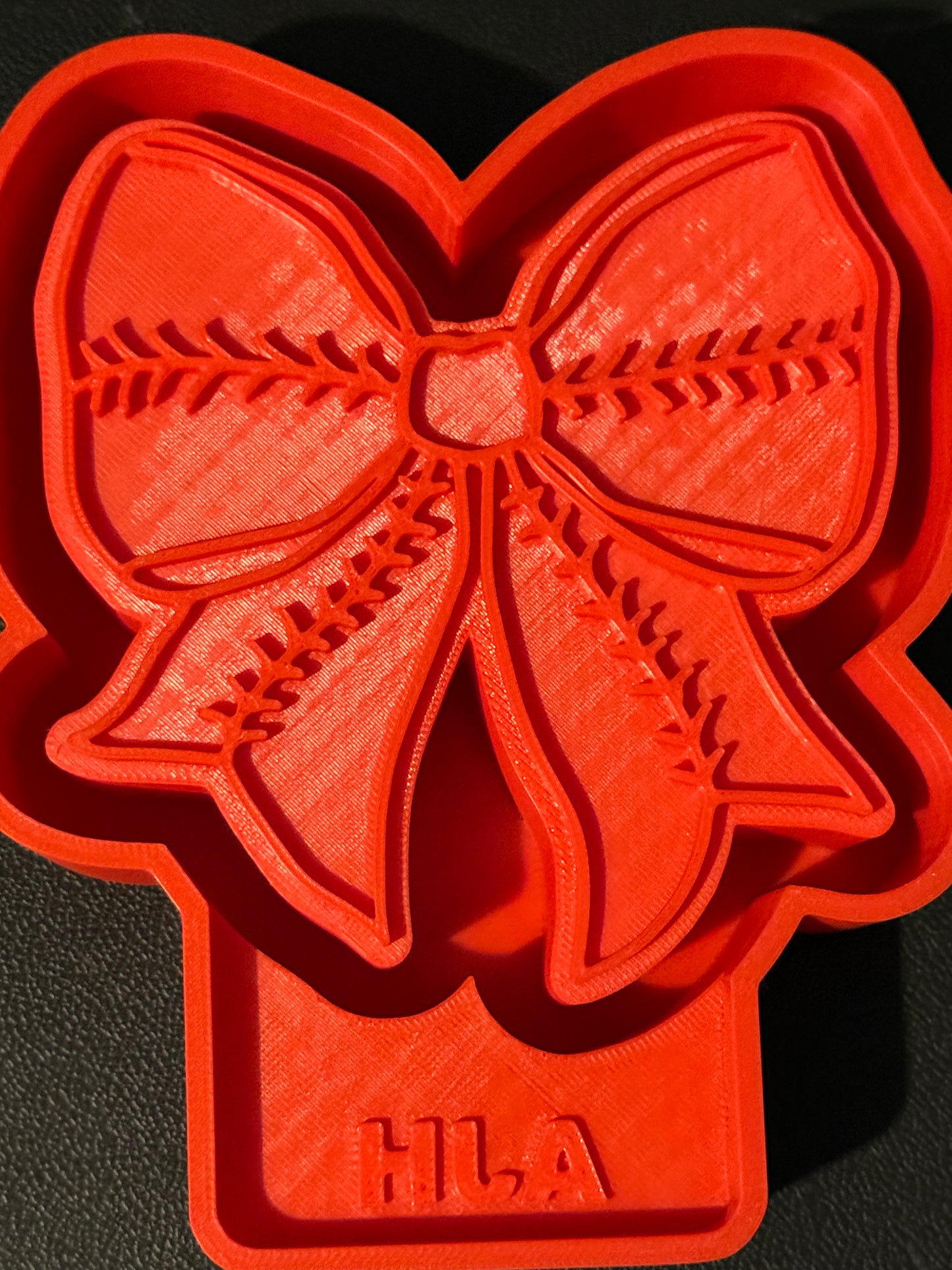 3 NEW Mold Baseball Bow