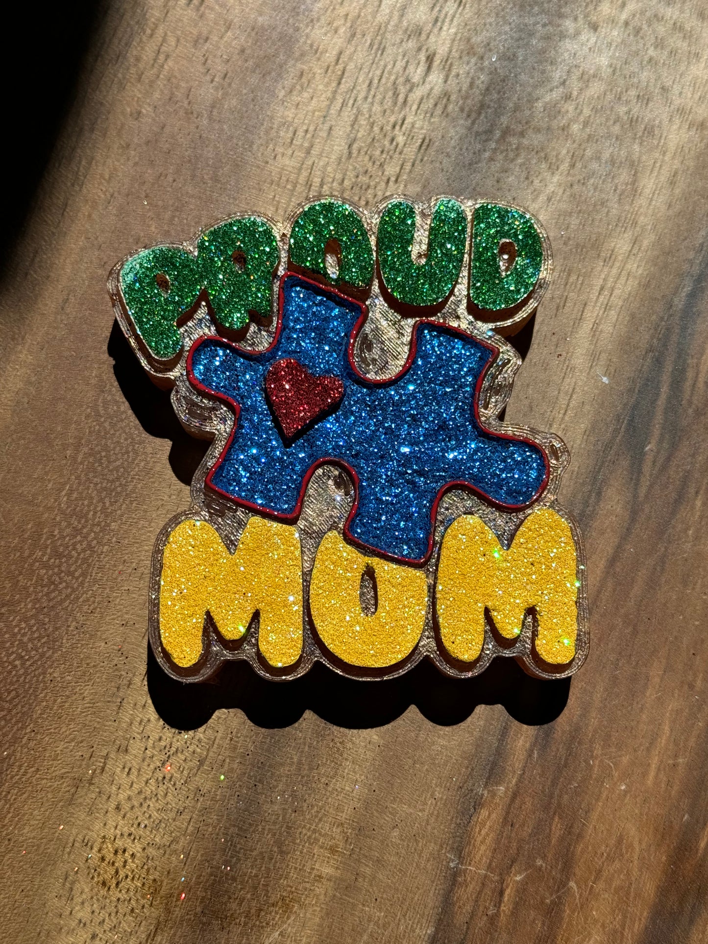 Small Mold Proud Autism Mom